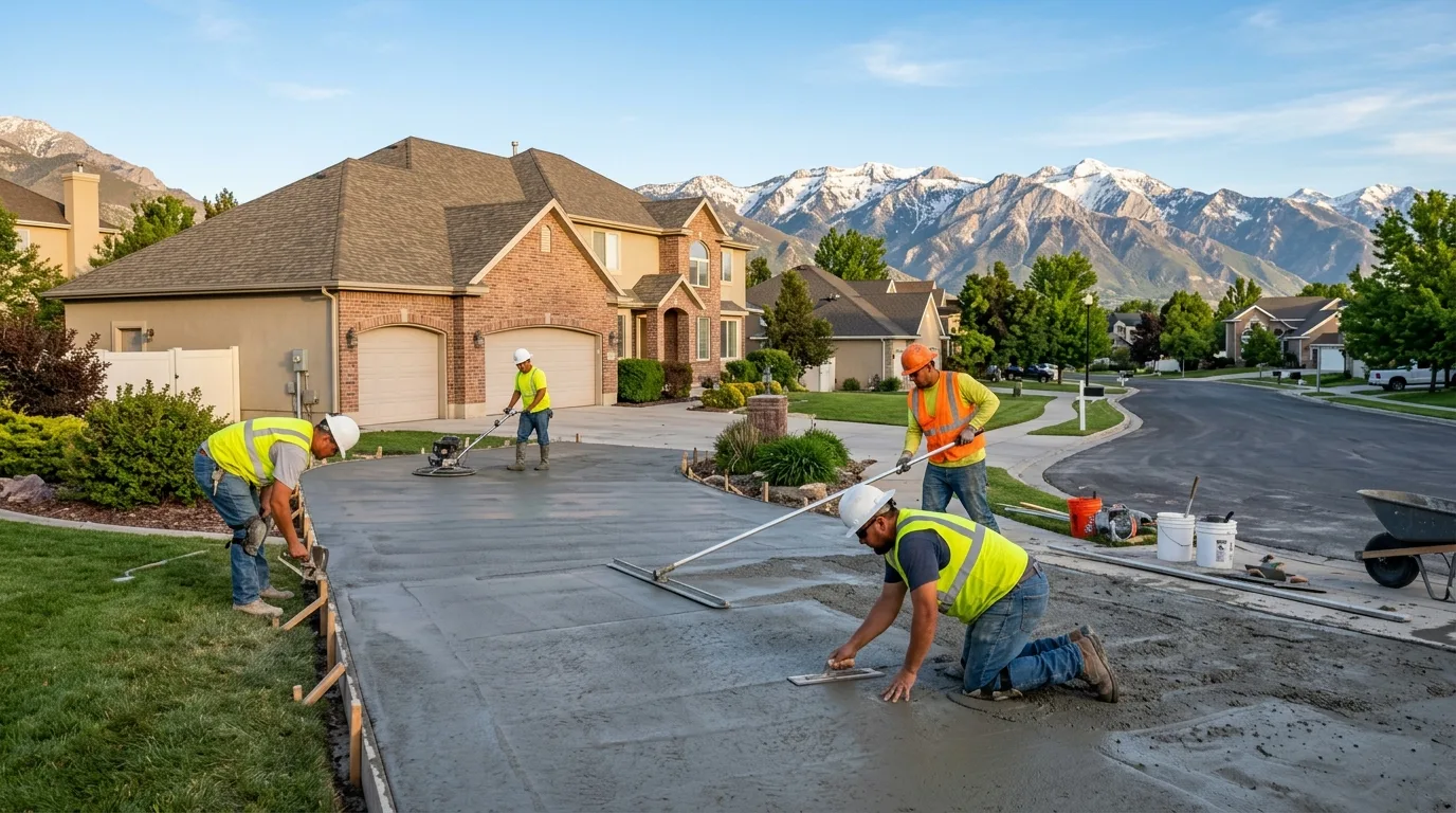 Contact Sandy Concrete Pros — concrete contractor in Sandy, UT